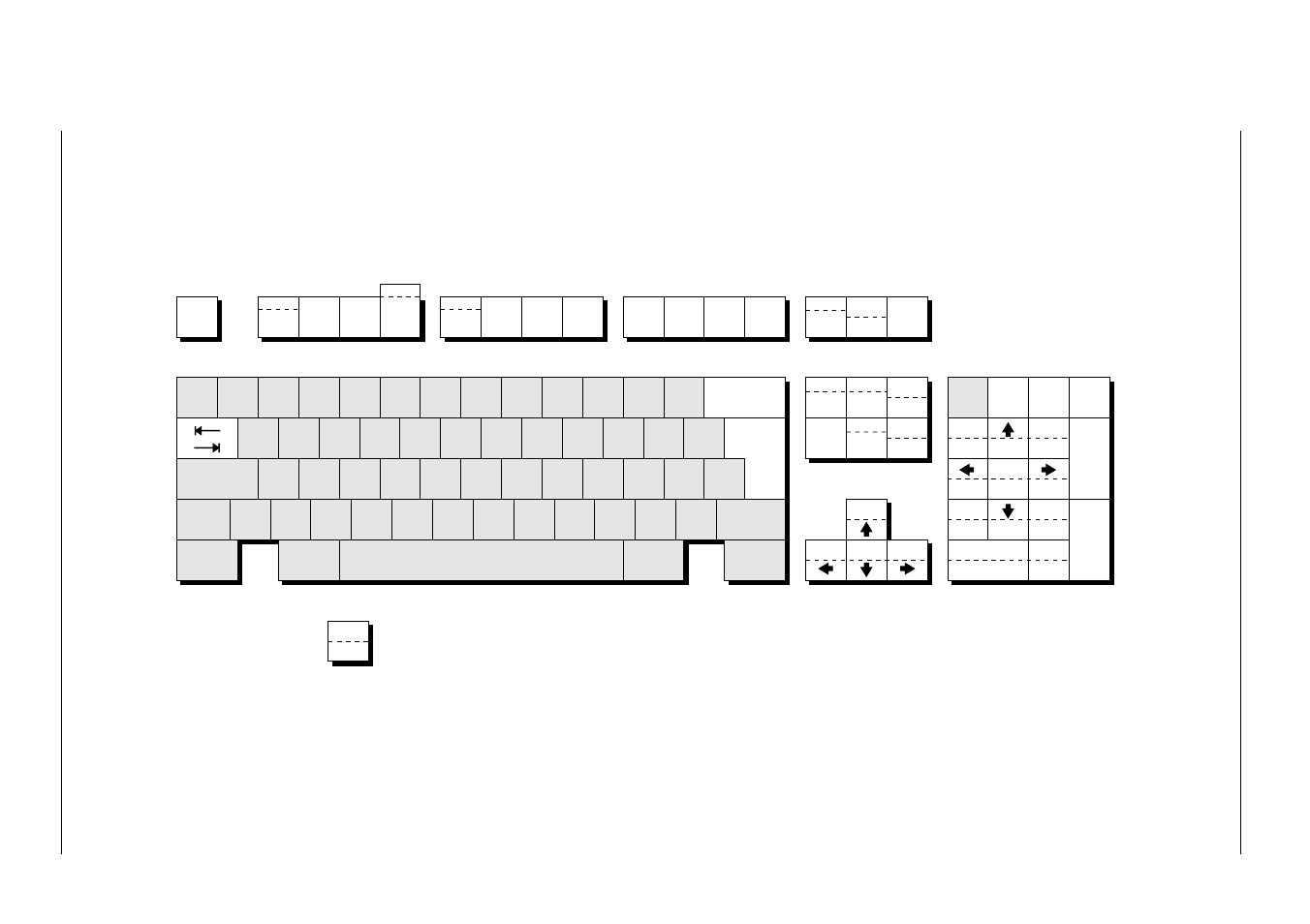 Ibm 5250 functions, Ibm 5250 emulation, Enhanced at keyboard layout | Alt key usage: normal key usage | HP Compaq t5510 Thin Client User Manual | Page 187 / 338