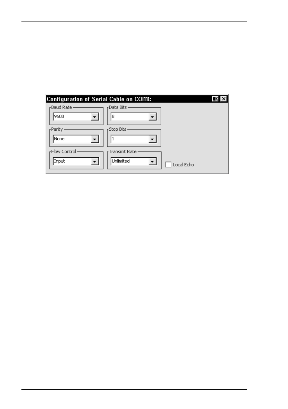 Serial connection settings, Baud rate selection, Flow control | Parity selection, Serial connection settings -20 | HP Compaq t5510 Thin Client User Manual | Page 30 / 338