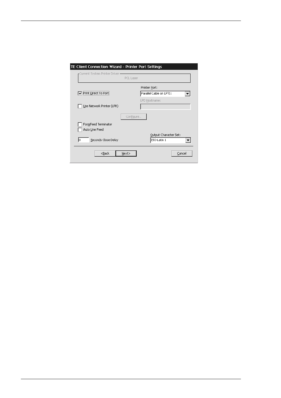 Printer port settings, Connection wizard, Printer port settings -24 | HP Compaq t5510 Thin Client User Manual | Page 34 / 338