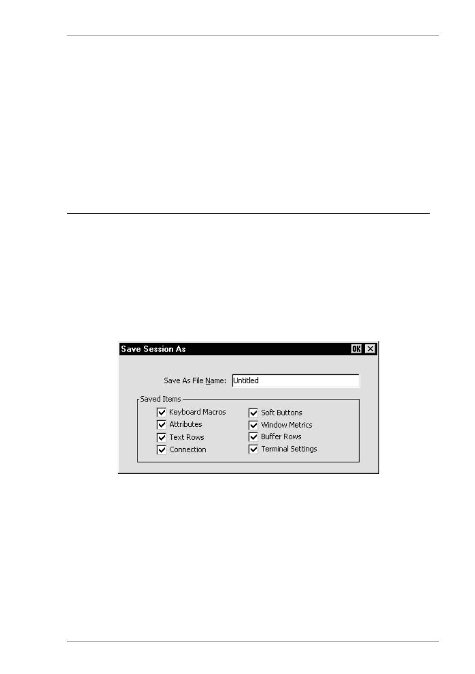 Creating a connection template, Creating, Euro character | Save session, Saving settings, Creating a connection template -5 | HP Compaq t5510 Thin Client User Manual | Page 61 / 338
