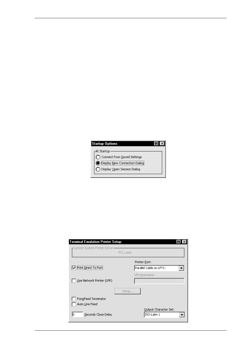 Printer setup, Startup options | HP Compaq t5510 Thin Client User Manual | Page 67 / 338