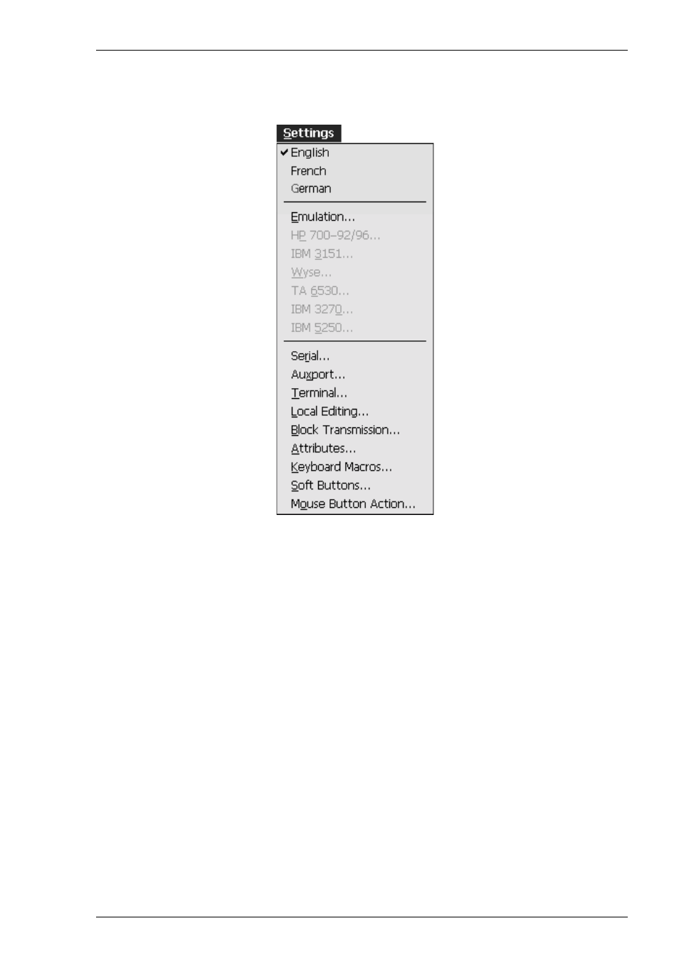 Settings menu, Settings menu -17 | HP Compaq t5510 Thin Client User Manual | Page 73 / 338