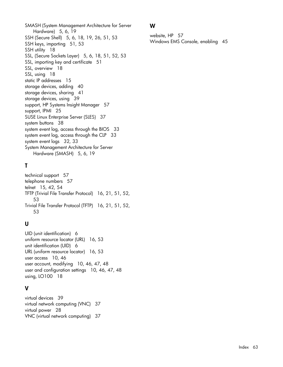 HP ProLiant DL145 G3 Server User Manual | Page 63 / 63