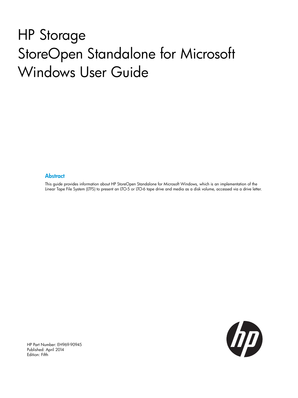 HP StoreEver Ultrium Tape Drives User Manual | 28 pages