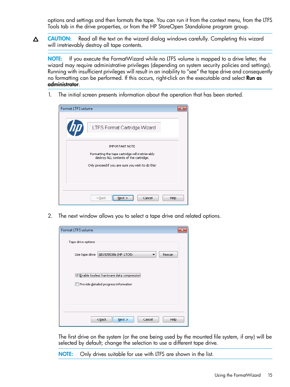 HP StoreEver Ultrium Tape Drives User Manual | Page 15 / 28