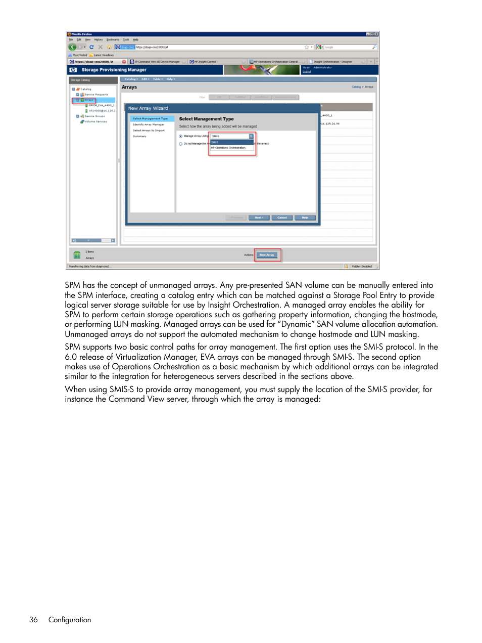 HP Matrix Operating Environment Software User Manual | Page 36 / 97