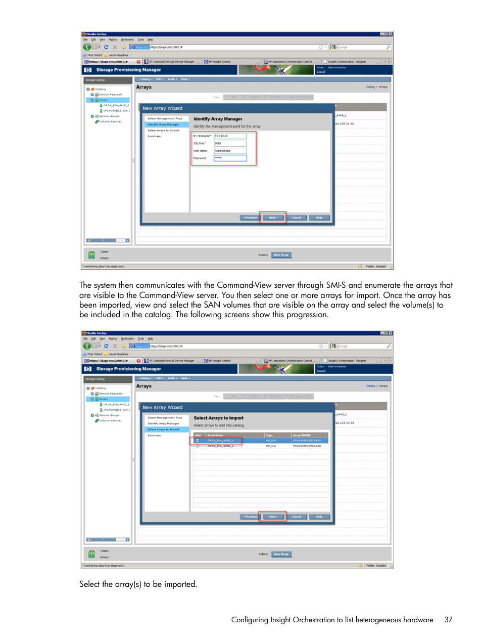 HP Matrix Operating Environment Software User Manual | Page 37 / 97