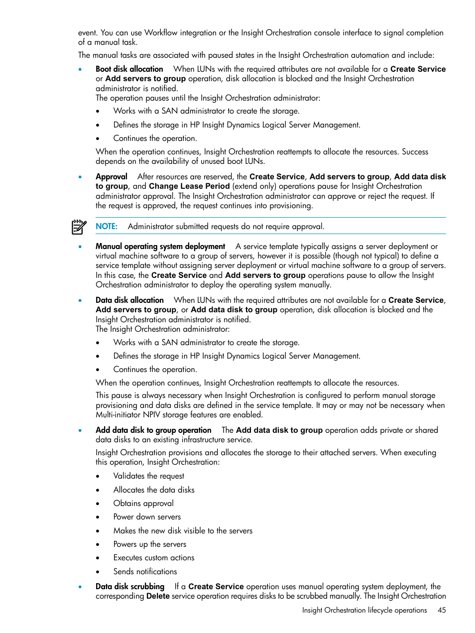 HP Matrix Operating Environment Software User Manual | Page 45 / 97