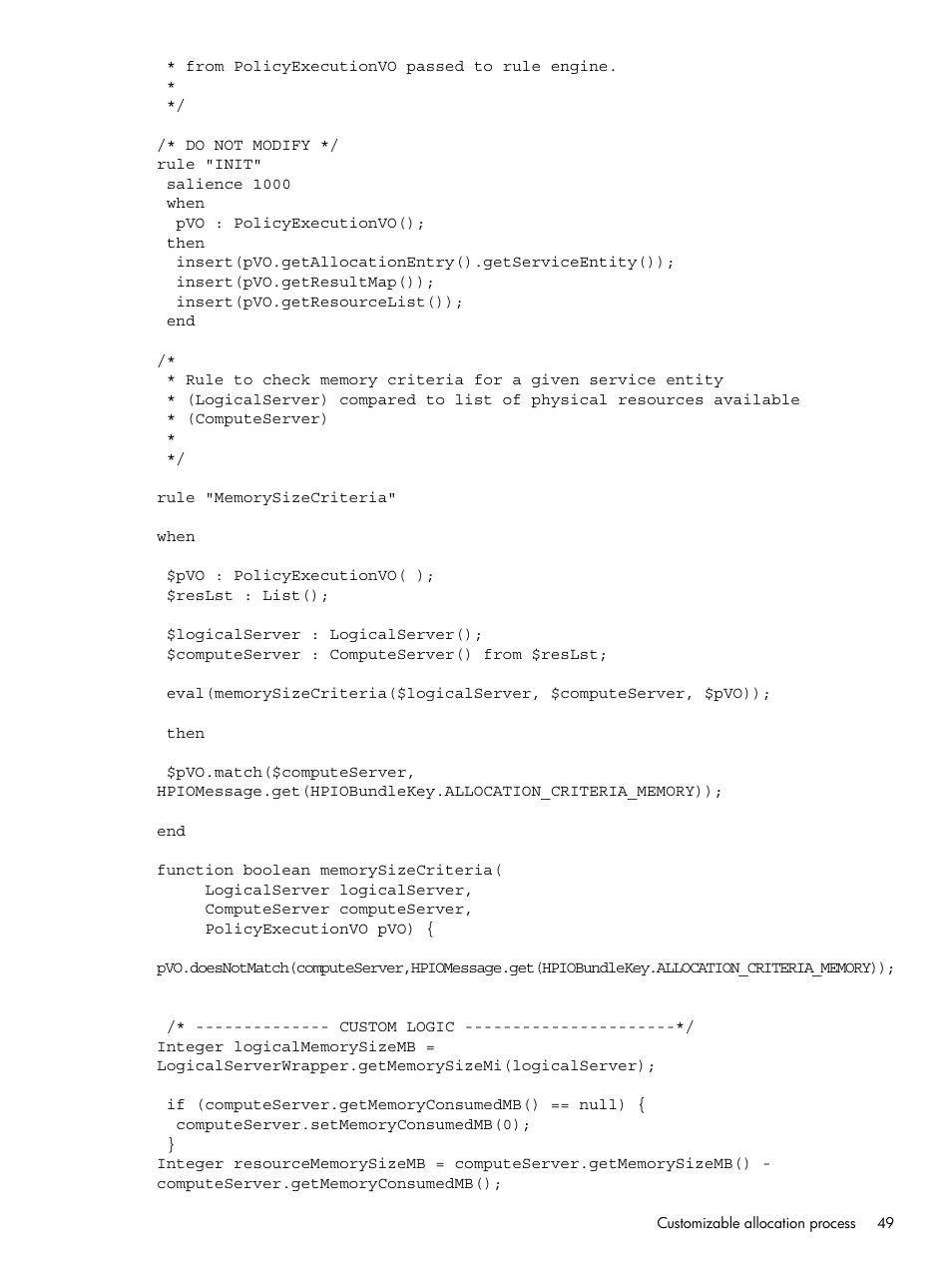 HP Matrix Operating Environment Software User Manual | Page 49 / 97