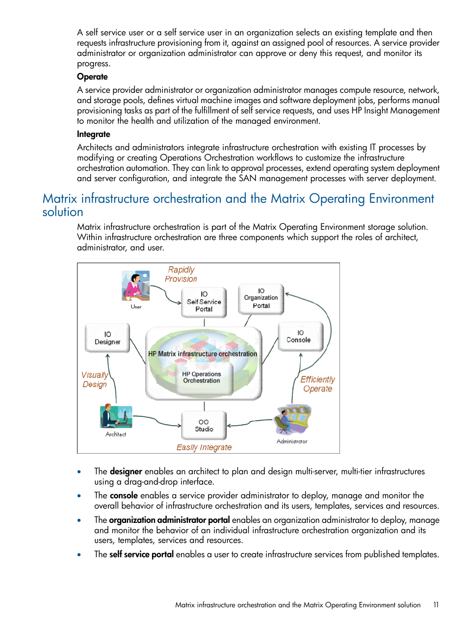 HP Matrix Operating Environment Software User Manual | Page 11 / 223