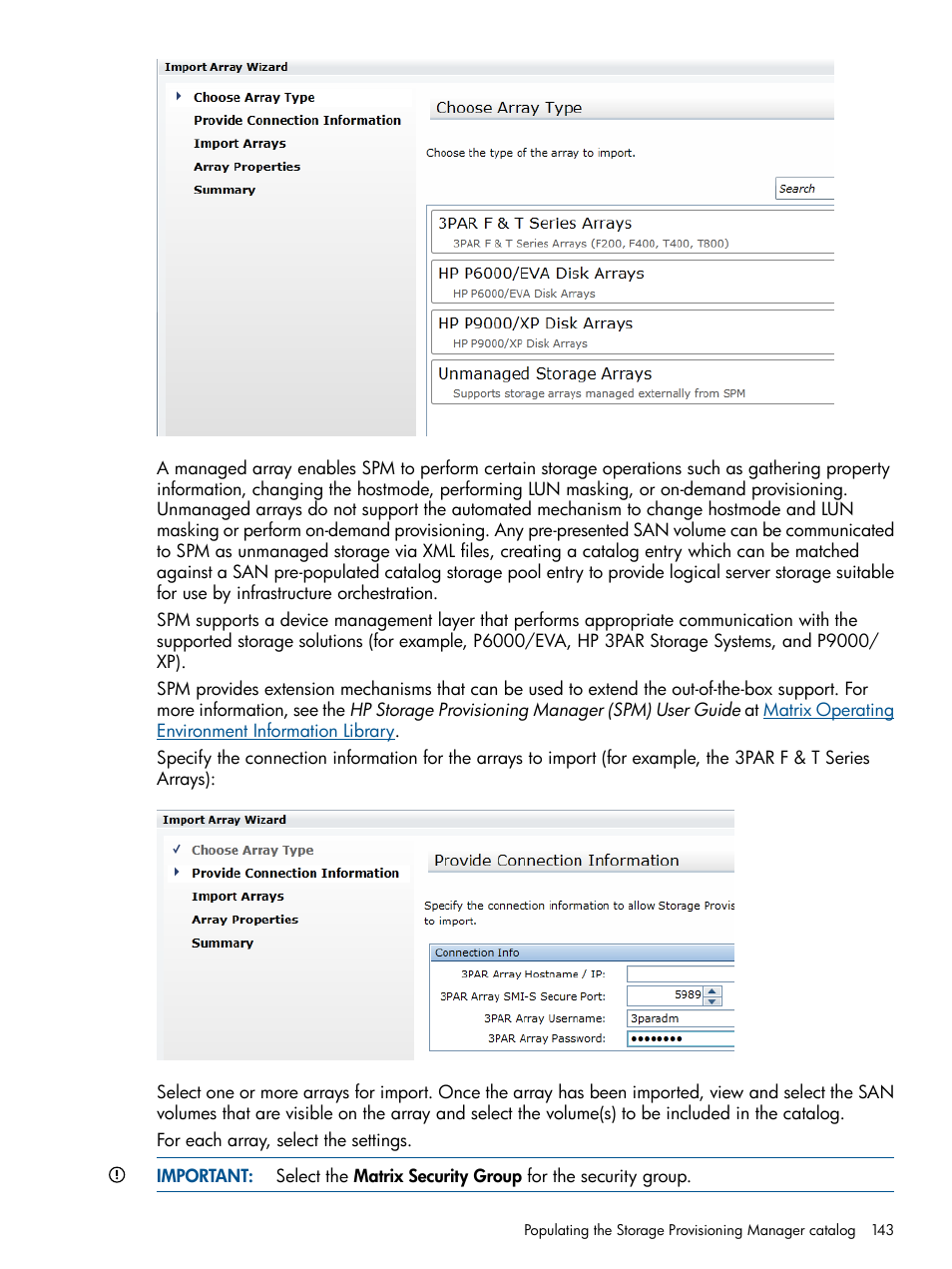 HP Matrix Operating Environment Software User Manual | Page 143 / 223