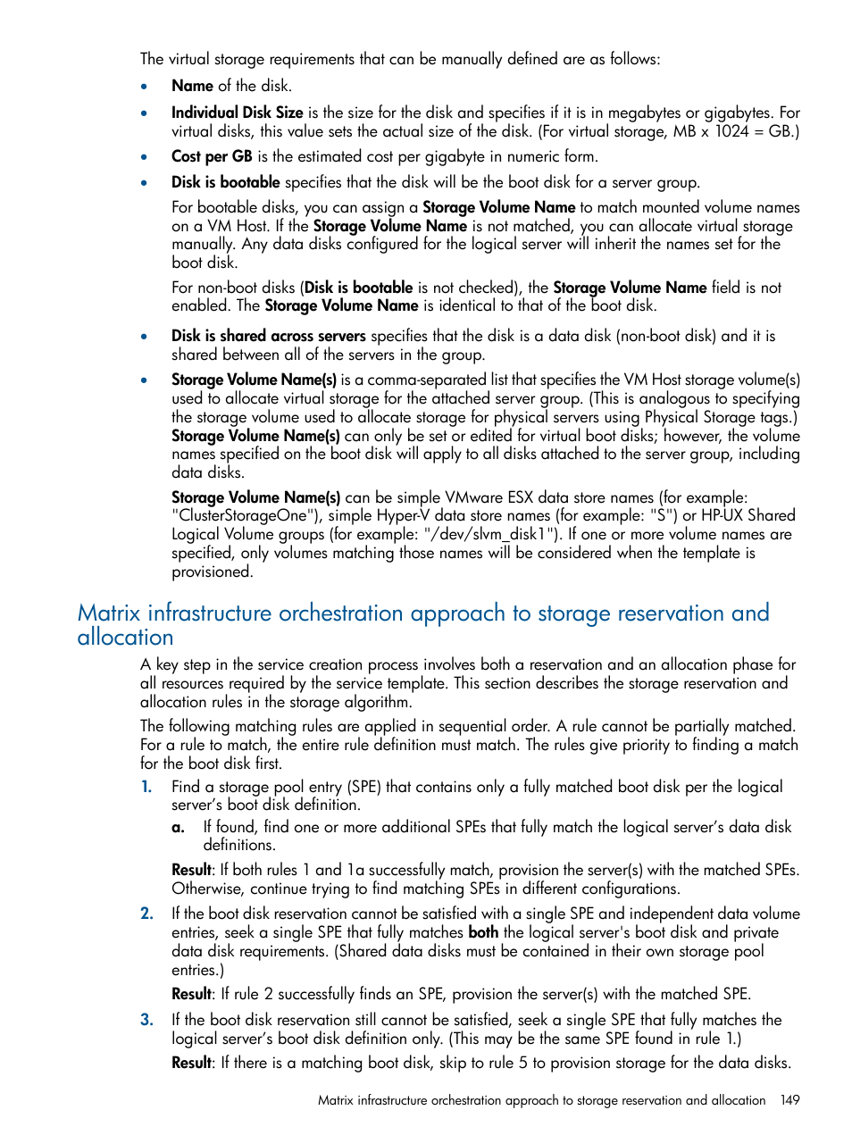 HP Matrix Operating Environment Software User Manual | Page 149 / 223