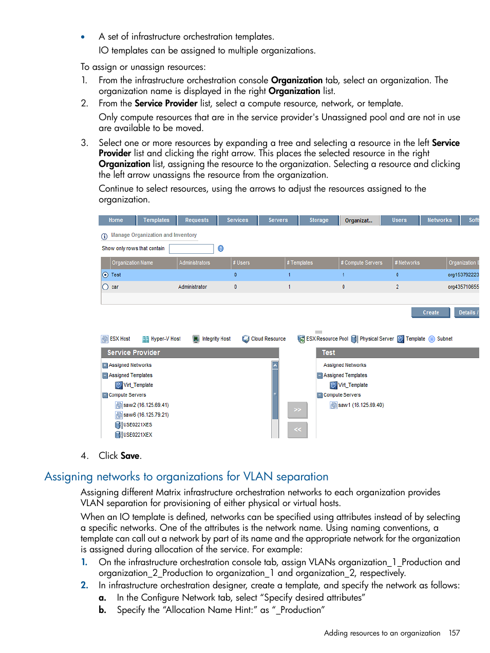 HP Matrix Operating Environment Software User Manual | Page 157 / 223