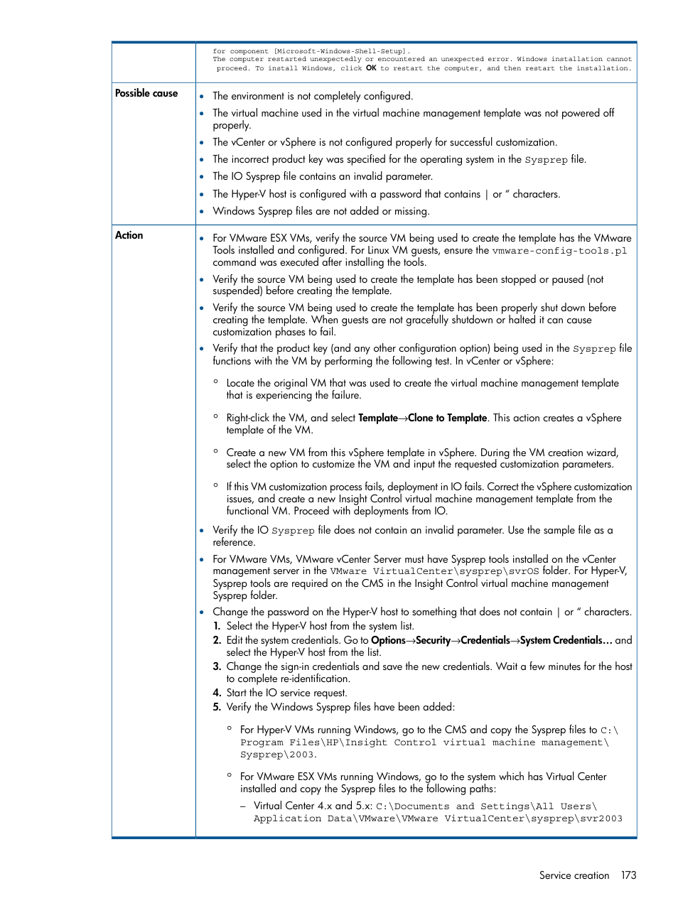 HP Matrix Operating Environment Software User Manual | Page 173 / 223