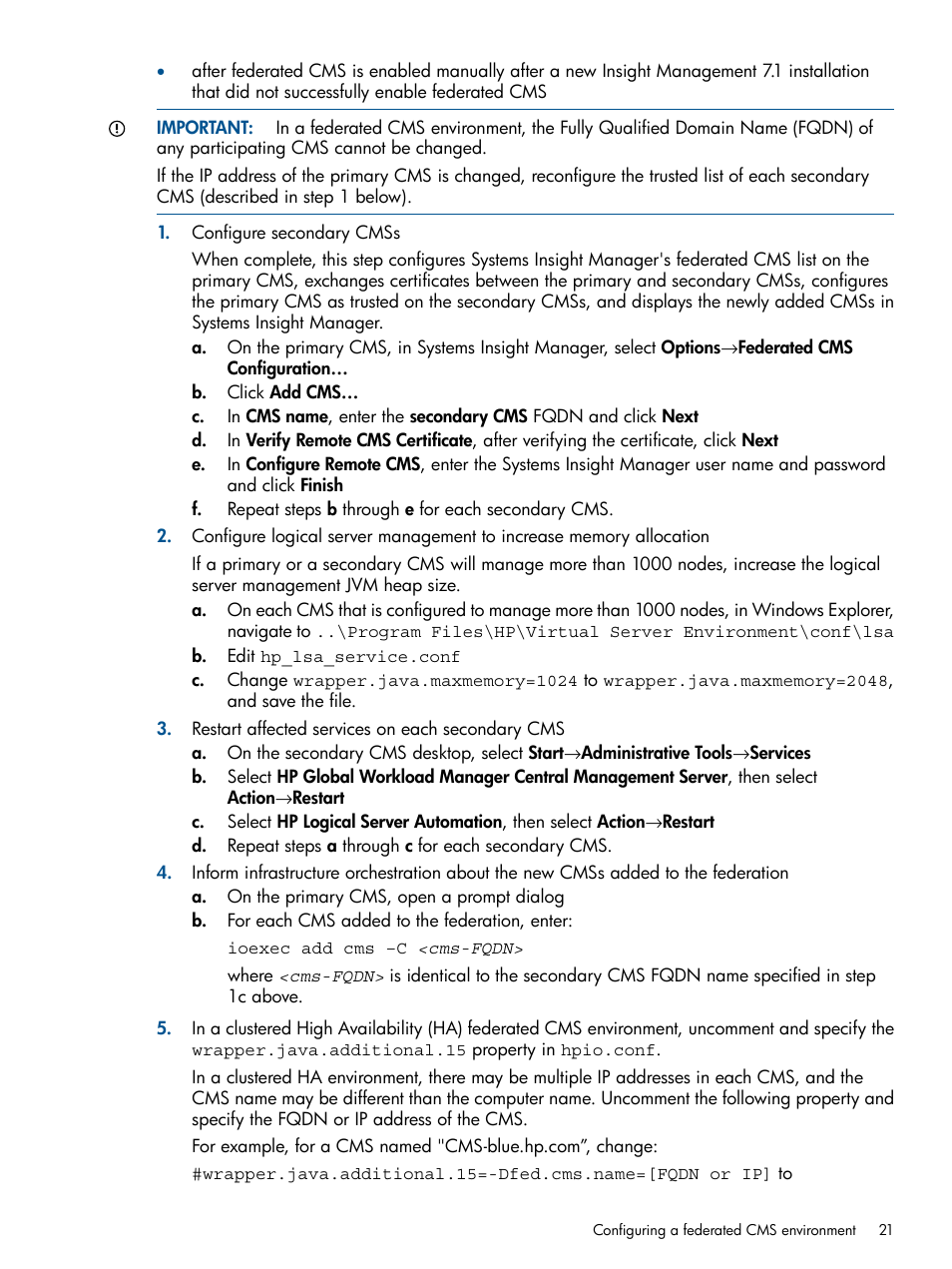 HP Matrix Operating Environment Software User Manual | Page 21 / 223