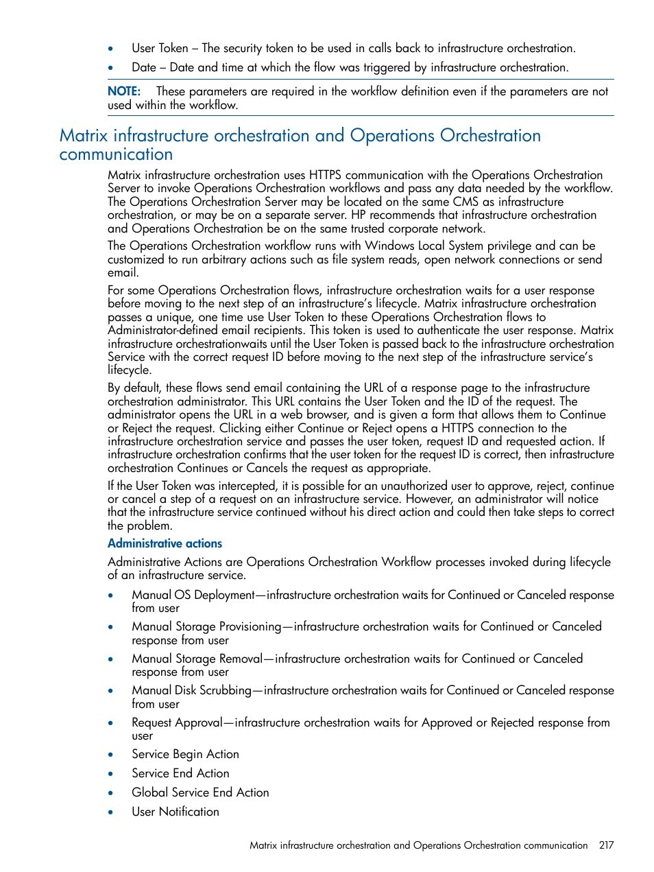 HP Matrix Operating Environment Software User Manual | Page 217 / 223