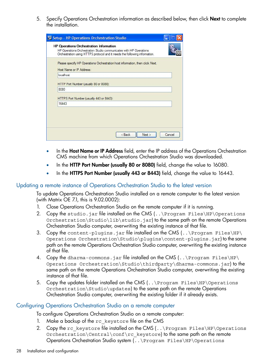 HP Matrix Operating Environment Software User Manual | Page 28 / 223