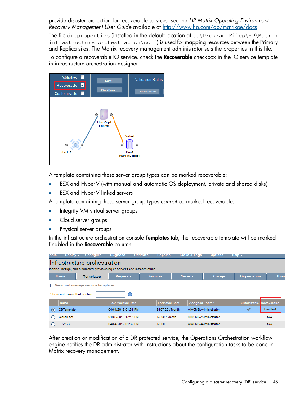 HP Matrix Operating Environment Software User Manual | Page 45 / 223