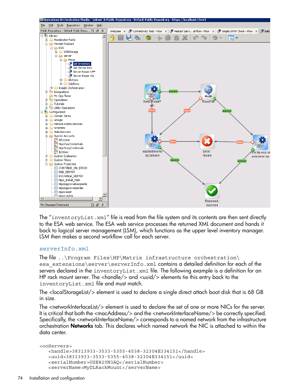 HP Matrix Operating Environment Software User Manual | Page 74 / 223