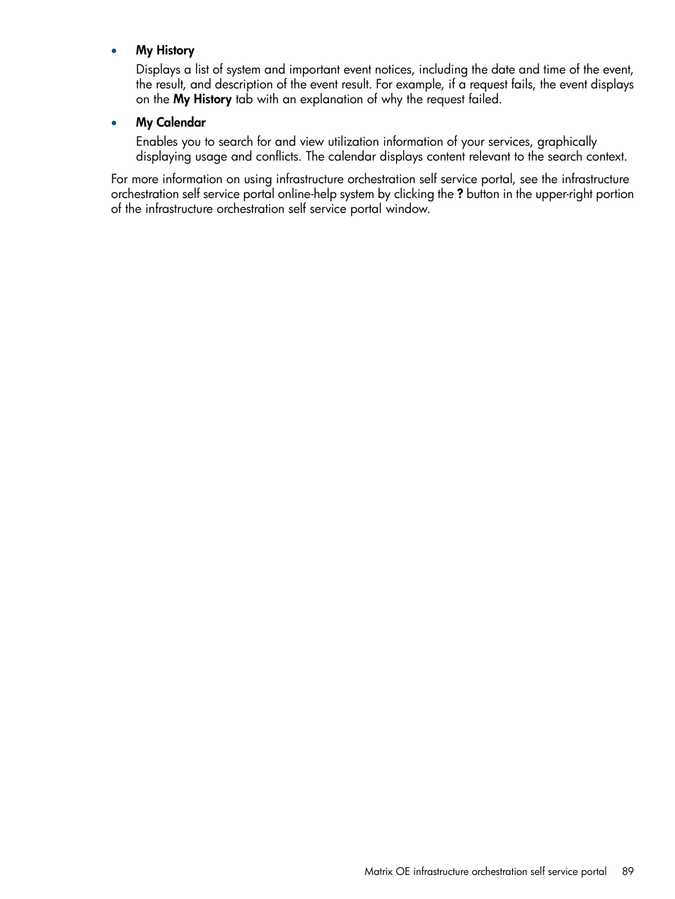 HP Matrix Operating Environment Software User Manual | Page 89 / 223