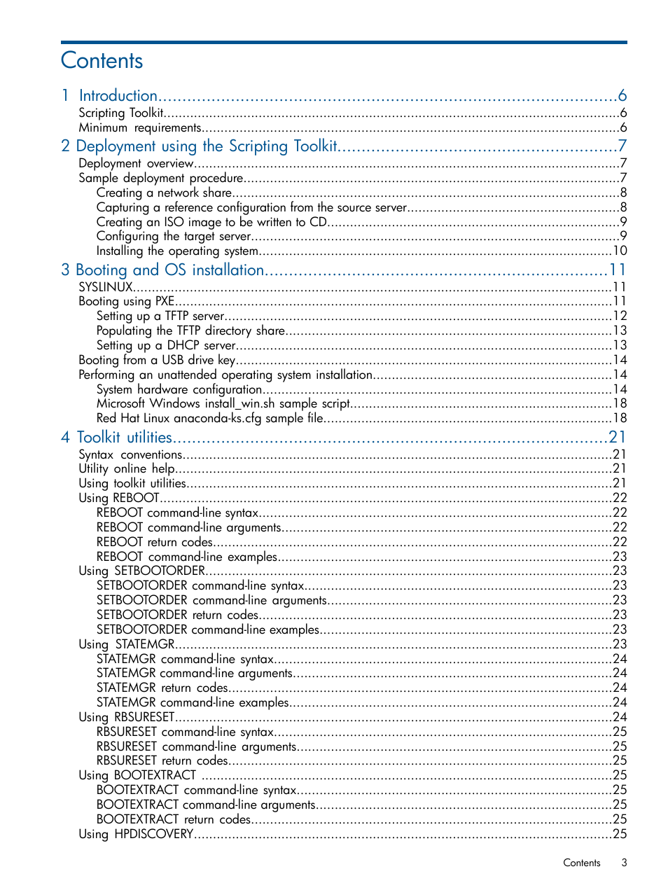 HP ProLiant DL380 Server User Manual | Page 3 / 65