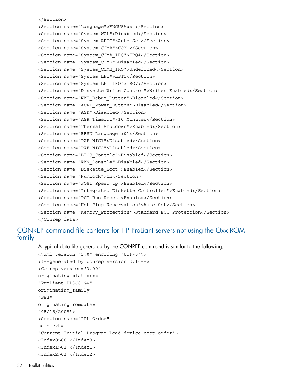HP ProLiant DL380 Server User Manual | Page 32 / 65
