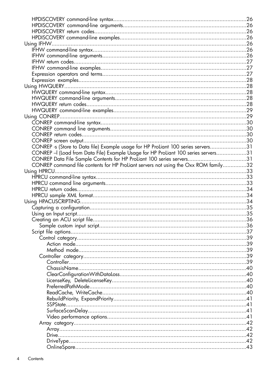 HP ProLiant DL380 Server User Manual | Page 4 / 65
