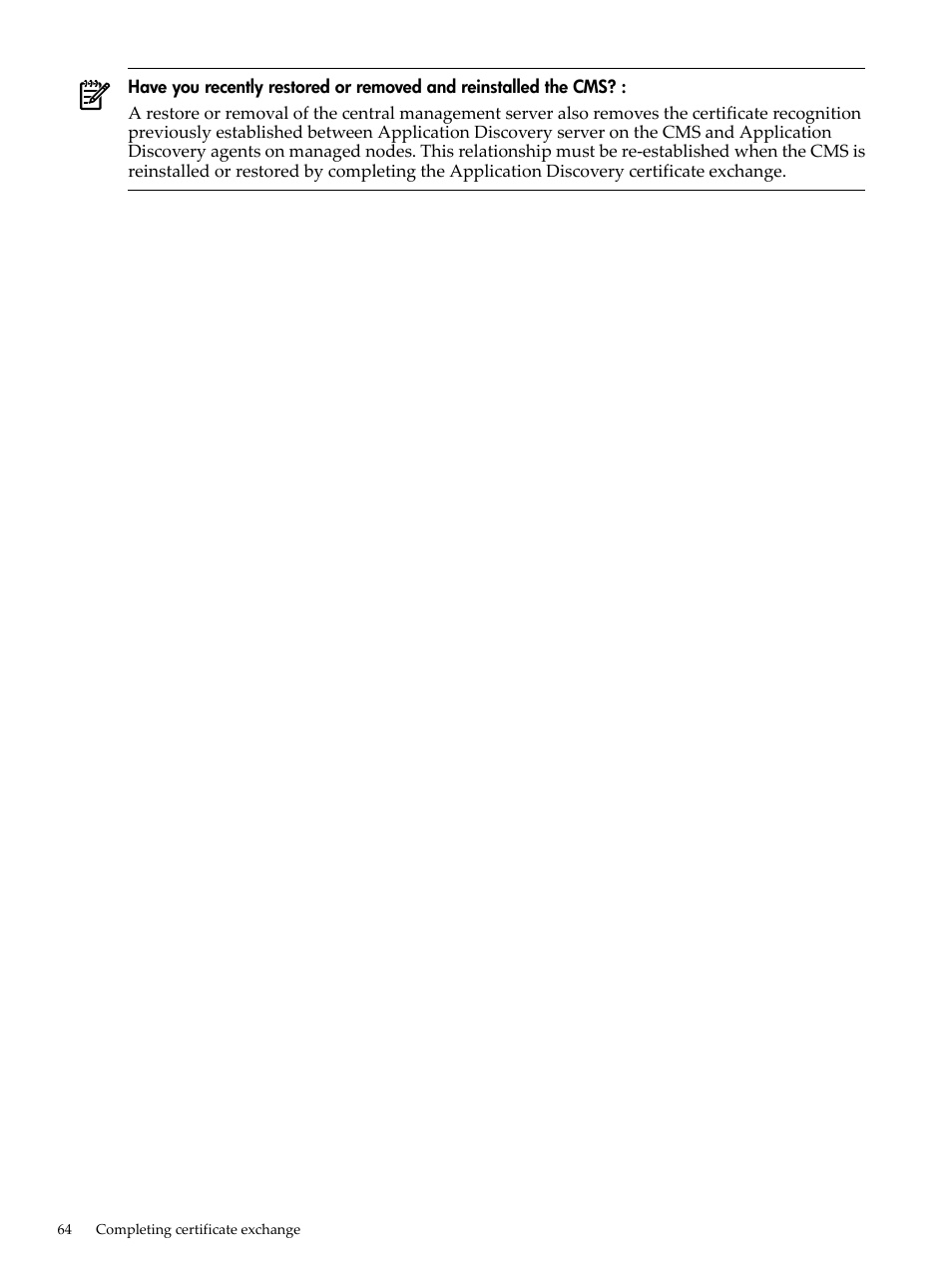 HP Matrix Operating Environment Software User Manual | Page 64 / 75