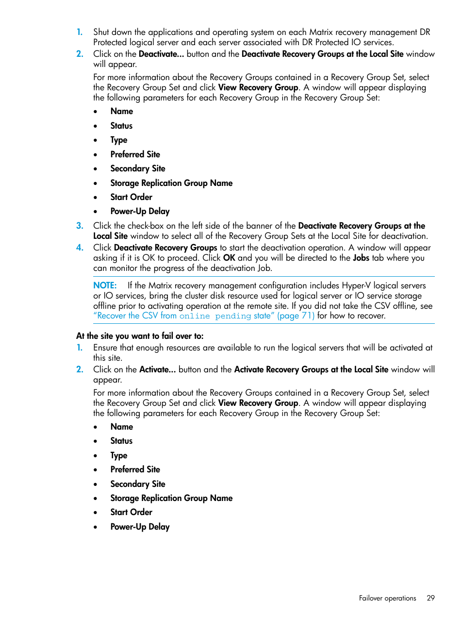 HP Matrix Operating Environment Software User Manual | Page 29 / 76