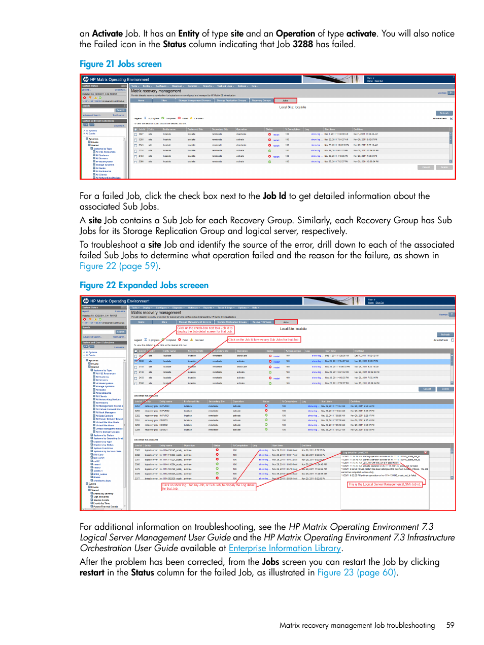 HP Matrix Operating Environment Software User Manual | Page 59 / 76