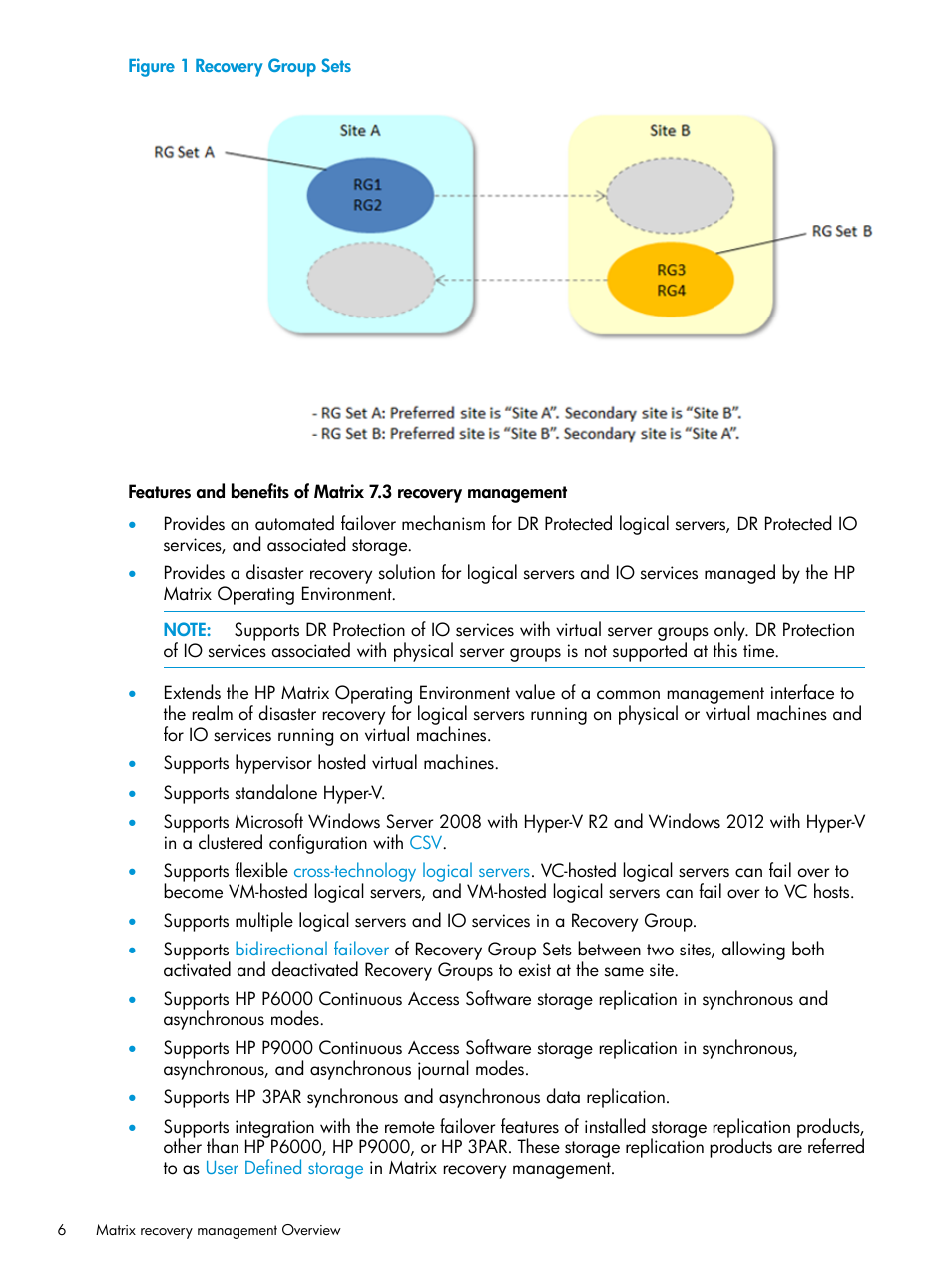 HP Matrix Operating Environment Software User Manual | Page 6 / 76