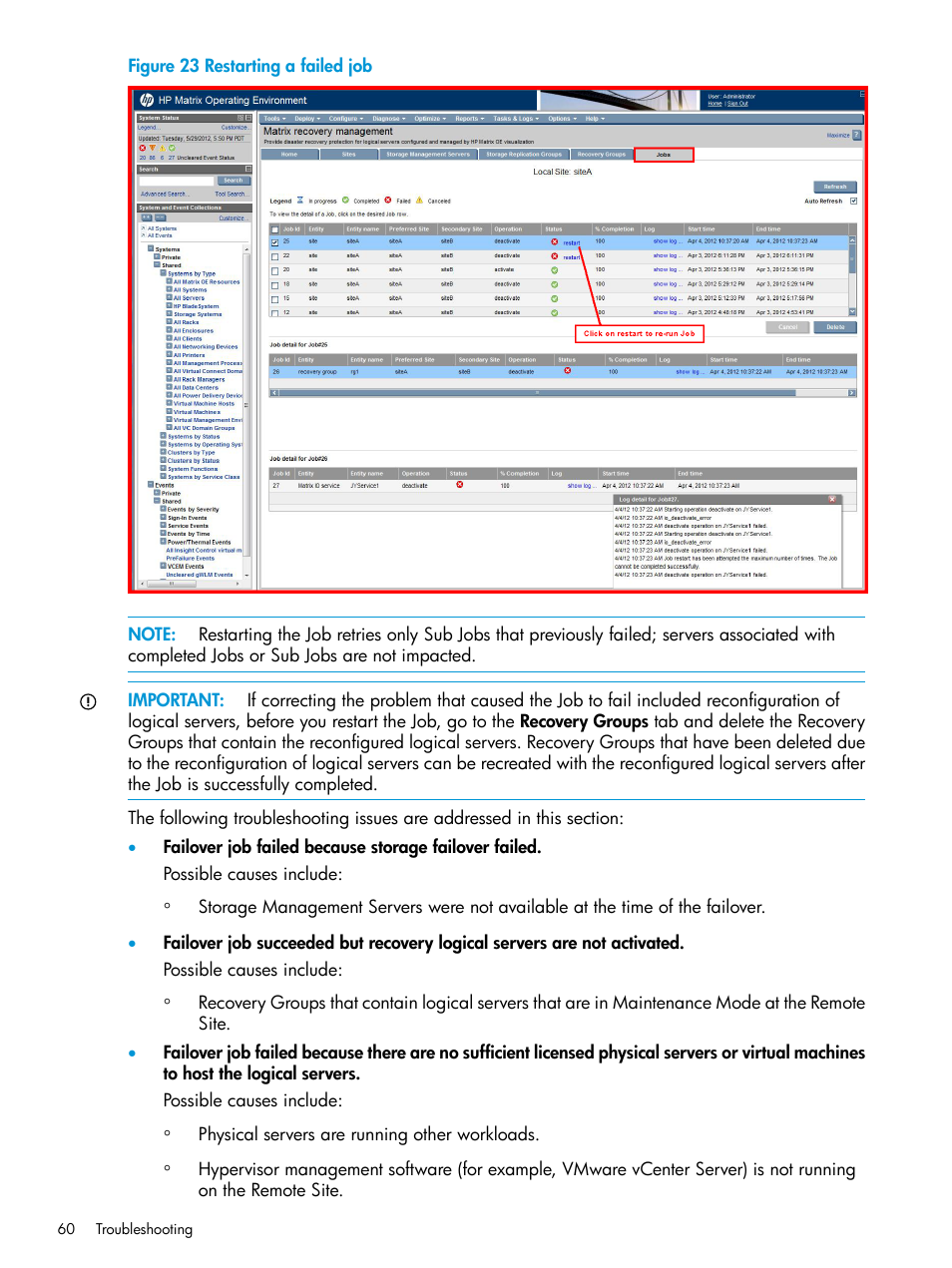 HP Matrix Operating Environment Software User Manual | Page 60 / 76