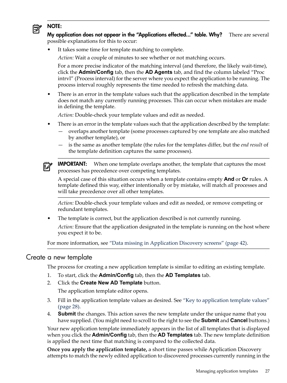 Create a new template | HP Matrix Operating Environment Software User Manual | Page 27 / 77