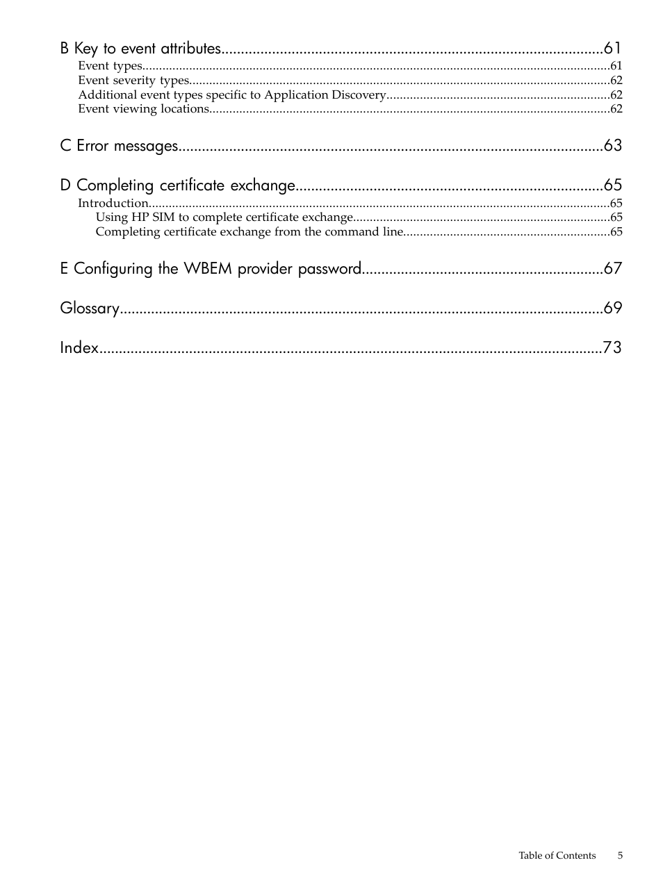 HP Matrix Operating Environment Software User Manual | Page 5 / 77