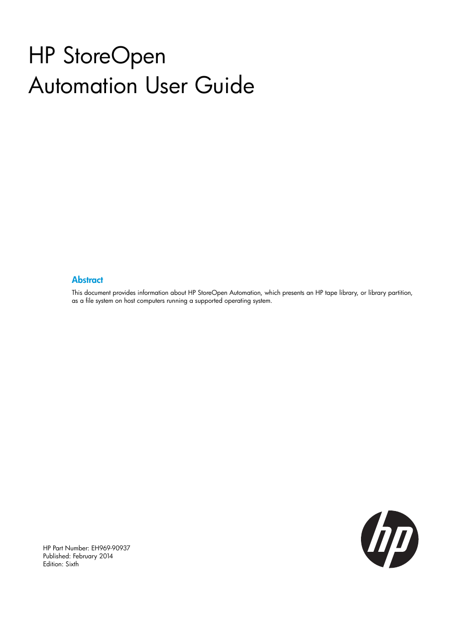 HP StoreEver Ultrium Tape Drives User Manual | 25 pages