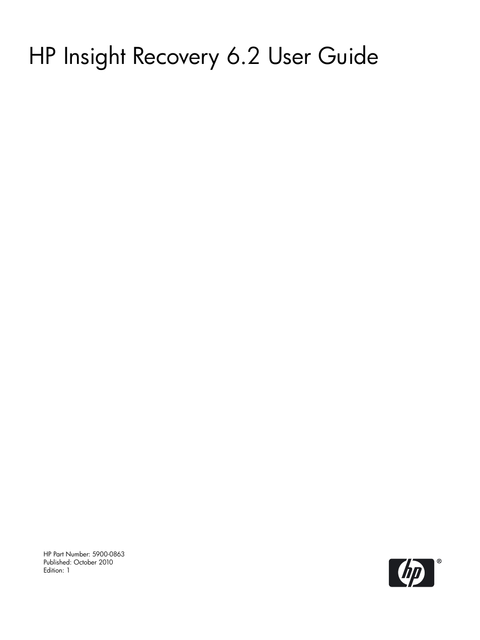 HP Matrix Operating Environment Software User Manual | 36 pages