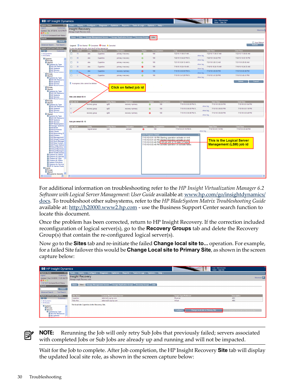 HP Matrix Operating Environment Software User Manual | Page 30 / 36