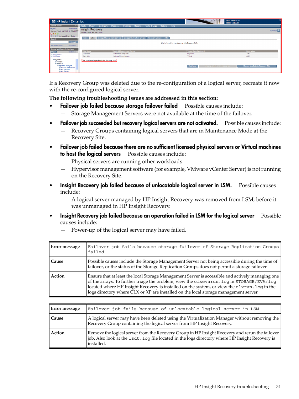 HP Matrix Operating Environment Software User Manual | Page 31 / 36