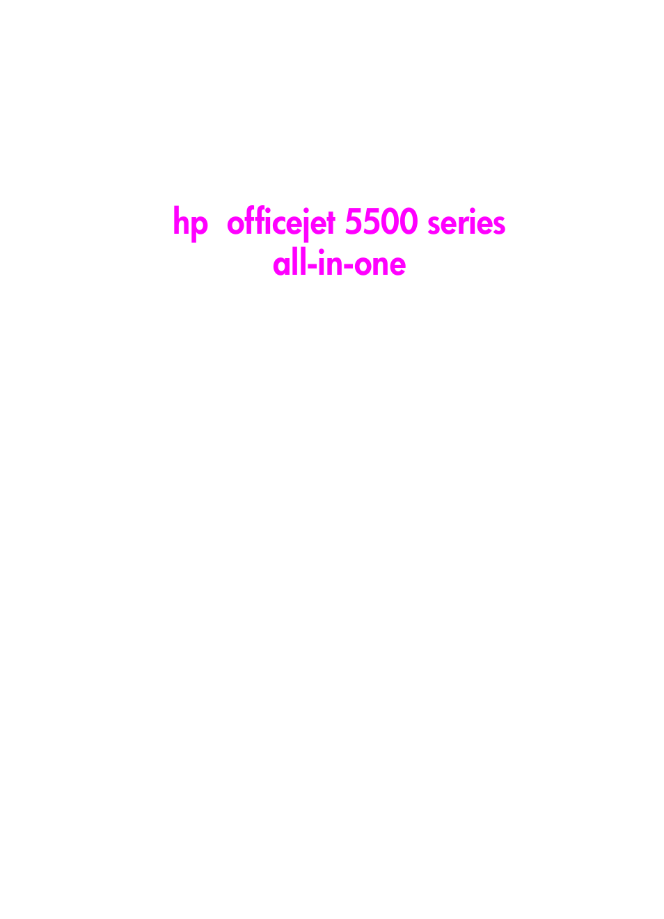 HP Officejet 5505 All-in-One Printer User Manual | Page 3 / 160