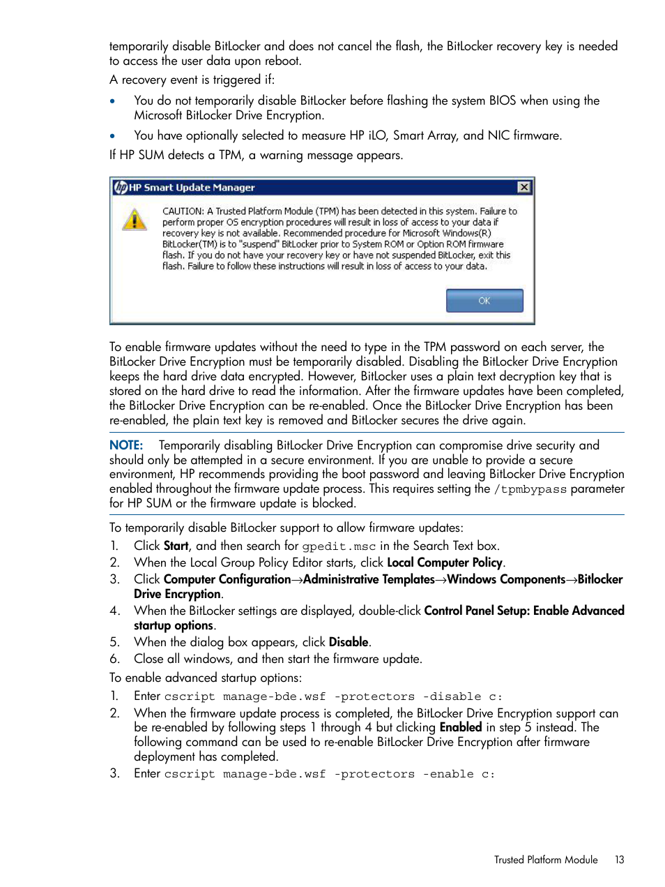 HP Smart Update Manager User Manual | Page 13 / 77