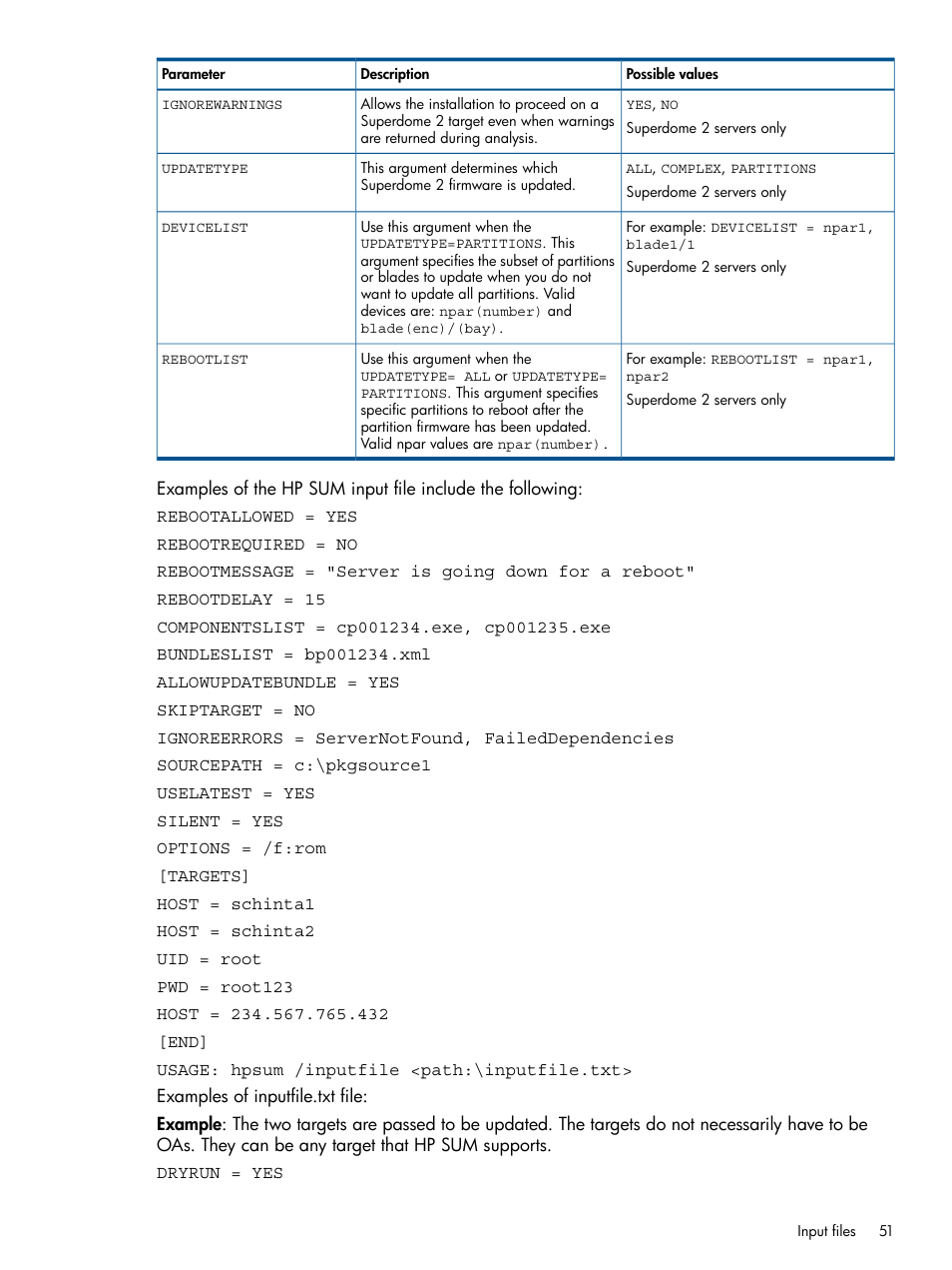 HP Smart Update Manager User Manual | Page 51 / 77