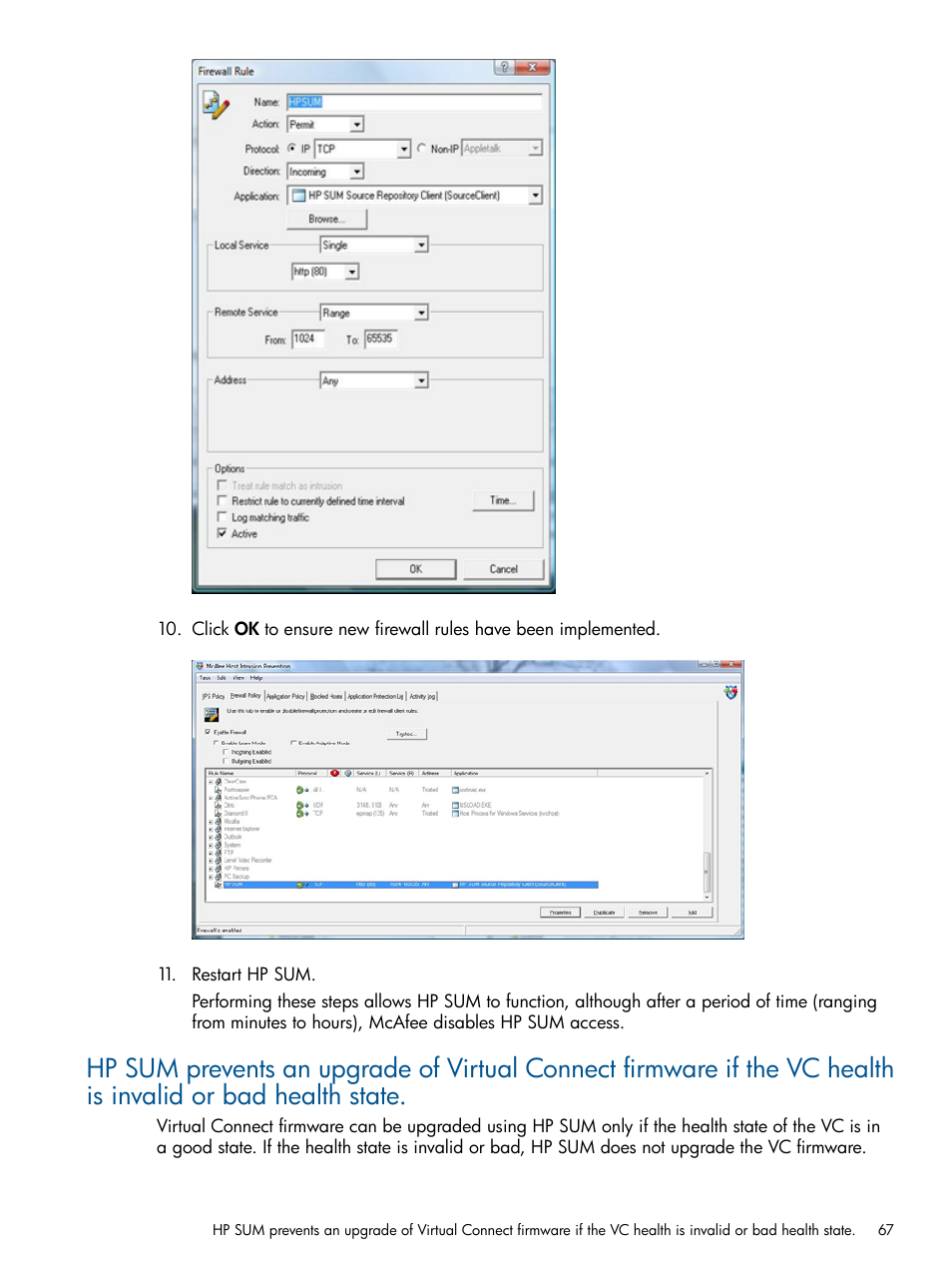 HP Smart Update Manager User Manual | Page 67 / 77