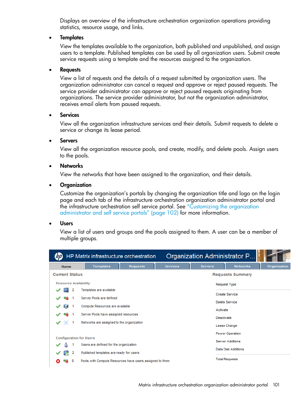 HP Matrix Operating Environment Software User Manual | Page 101 / 264