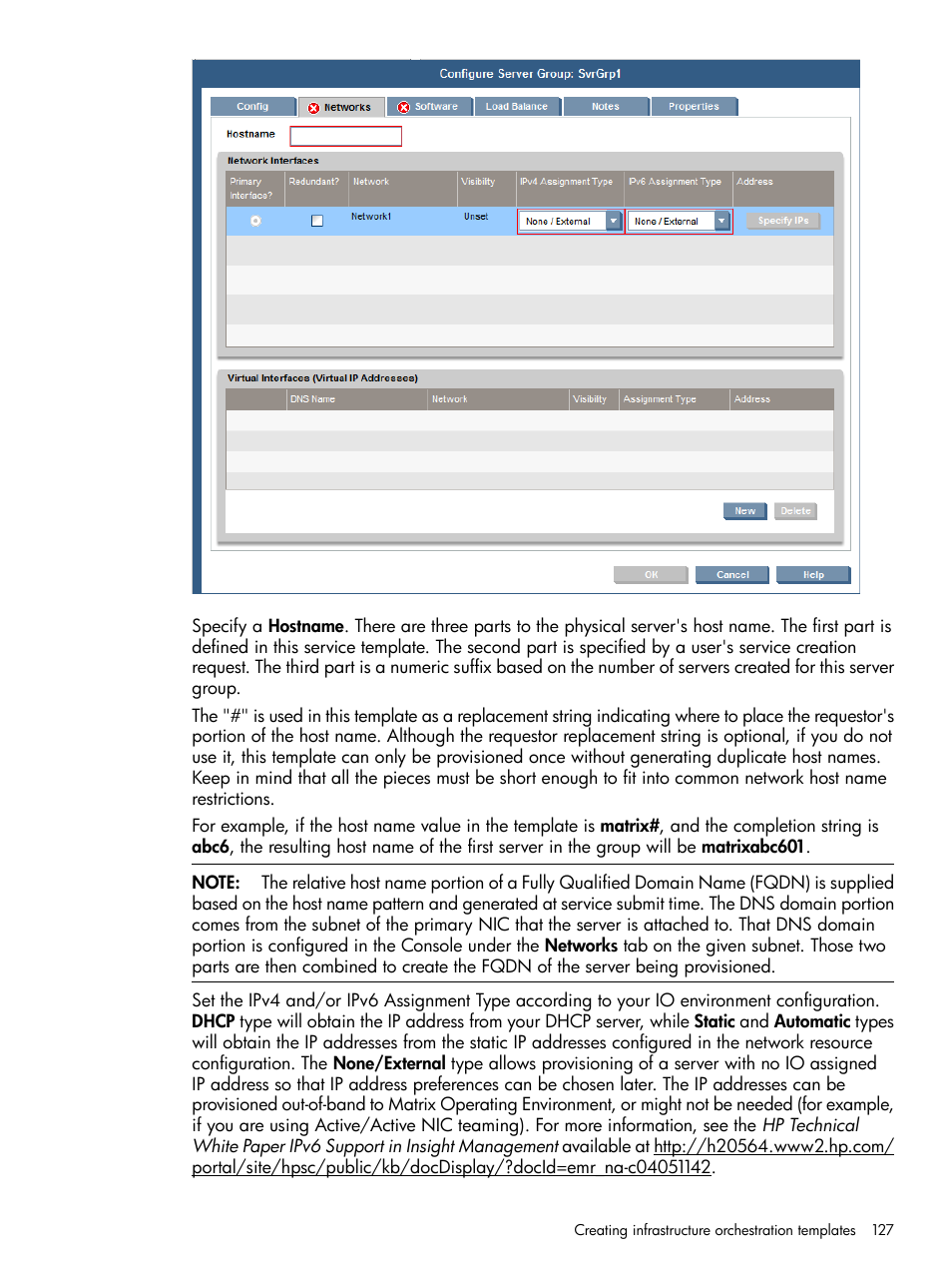 HP Matrix Operating Environment Software User Manual | Page 127 / 264