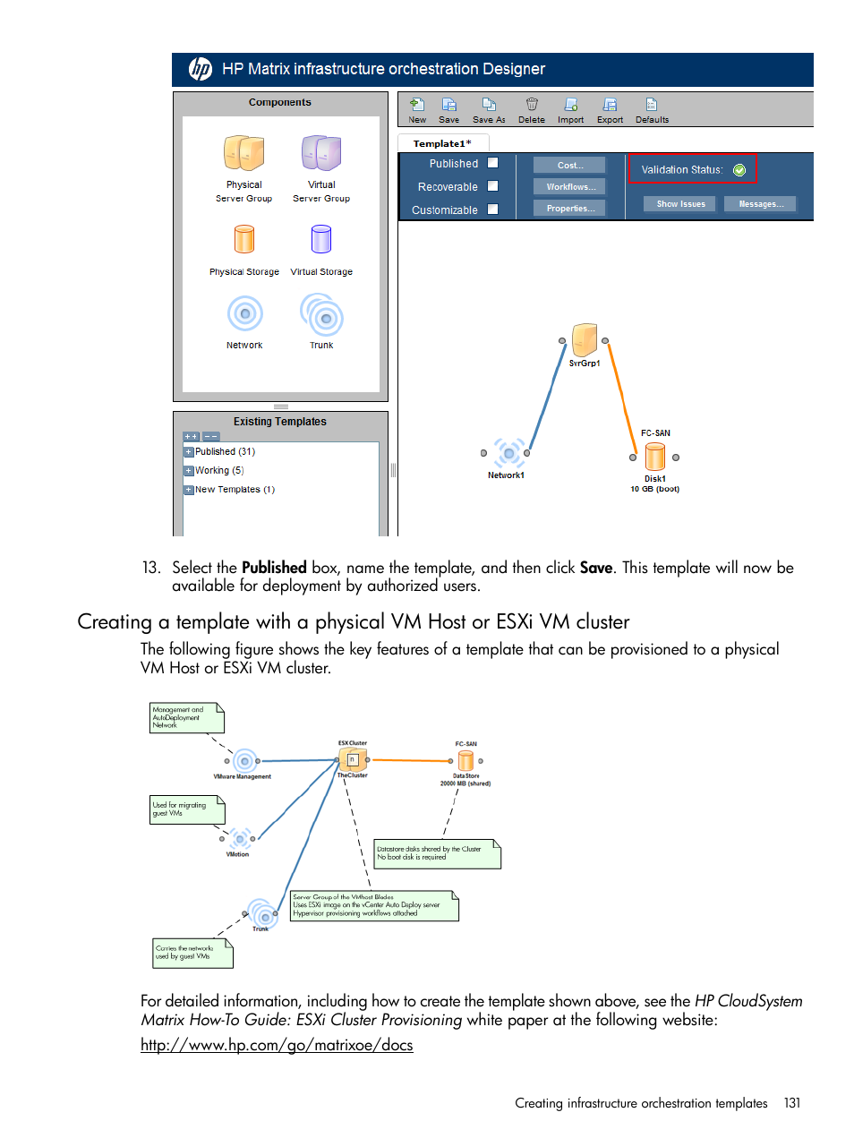 HP Matrix Operating Environment Software User Manual | Page 131 / 264