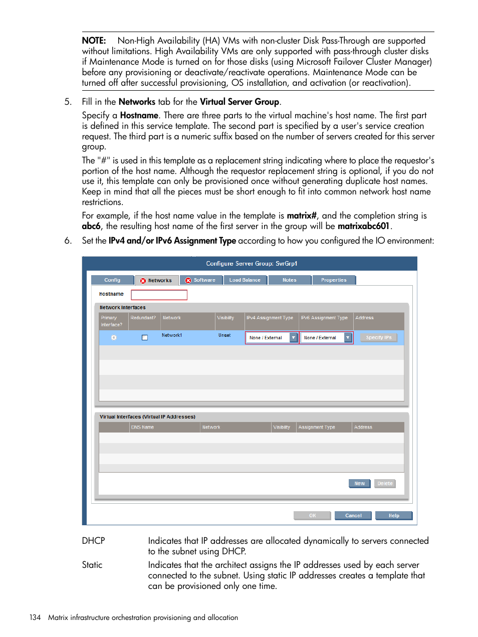 HP Matrix Operating Environment Software User Manual | Page 134 / 264
