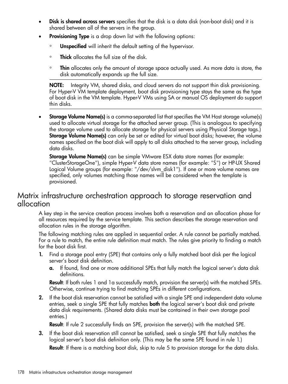 HP Matrix Operating Environment Software User Manual | Page 178 / 264
