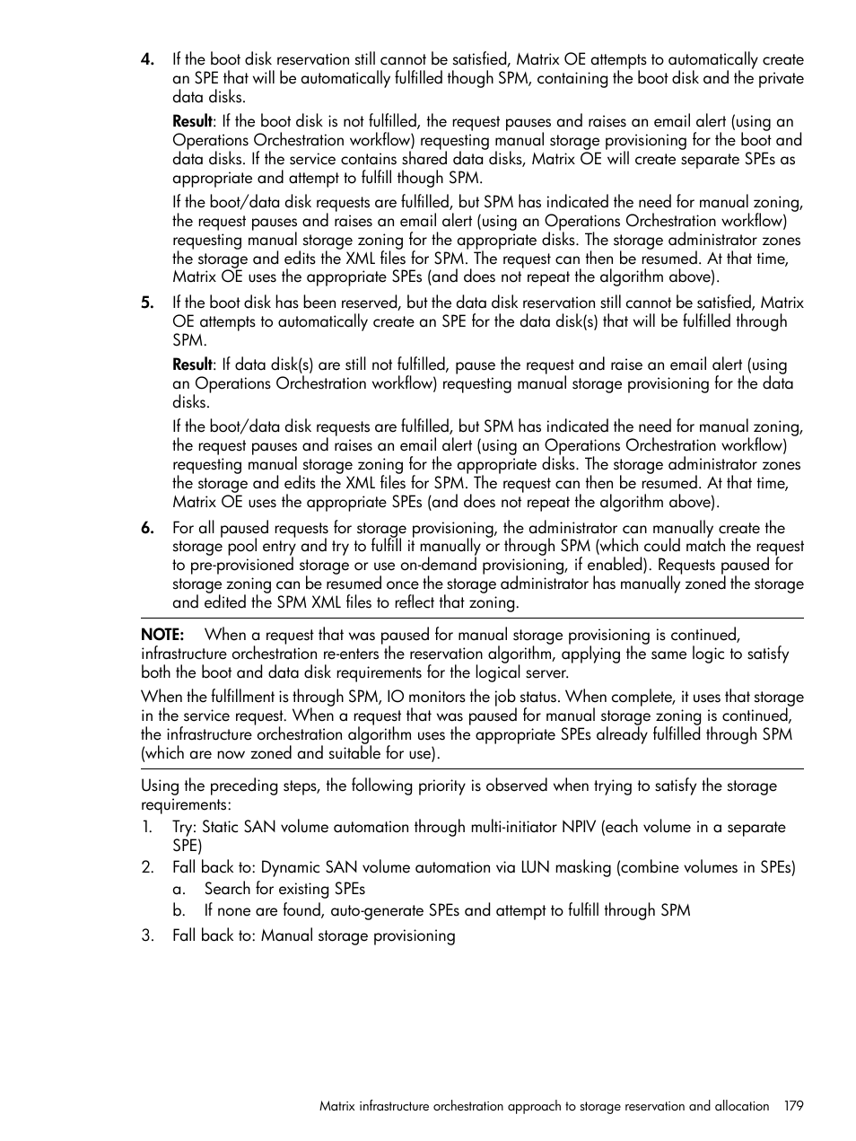 HP Matrix Operating Environment Software User Manual | Page 179 / 264