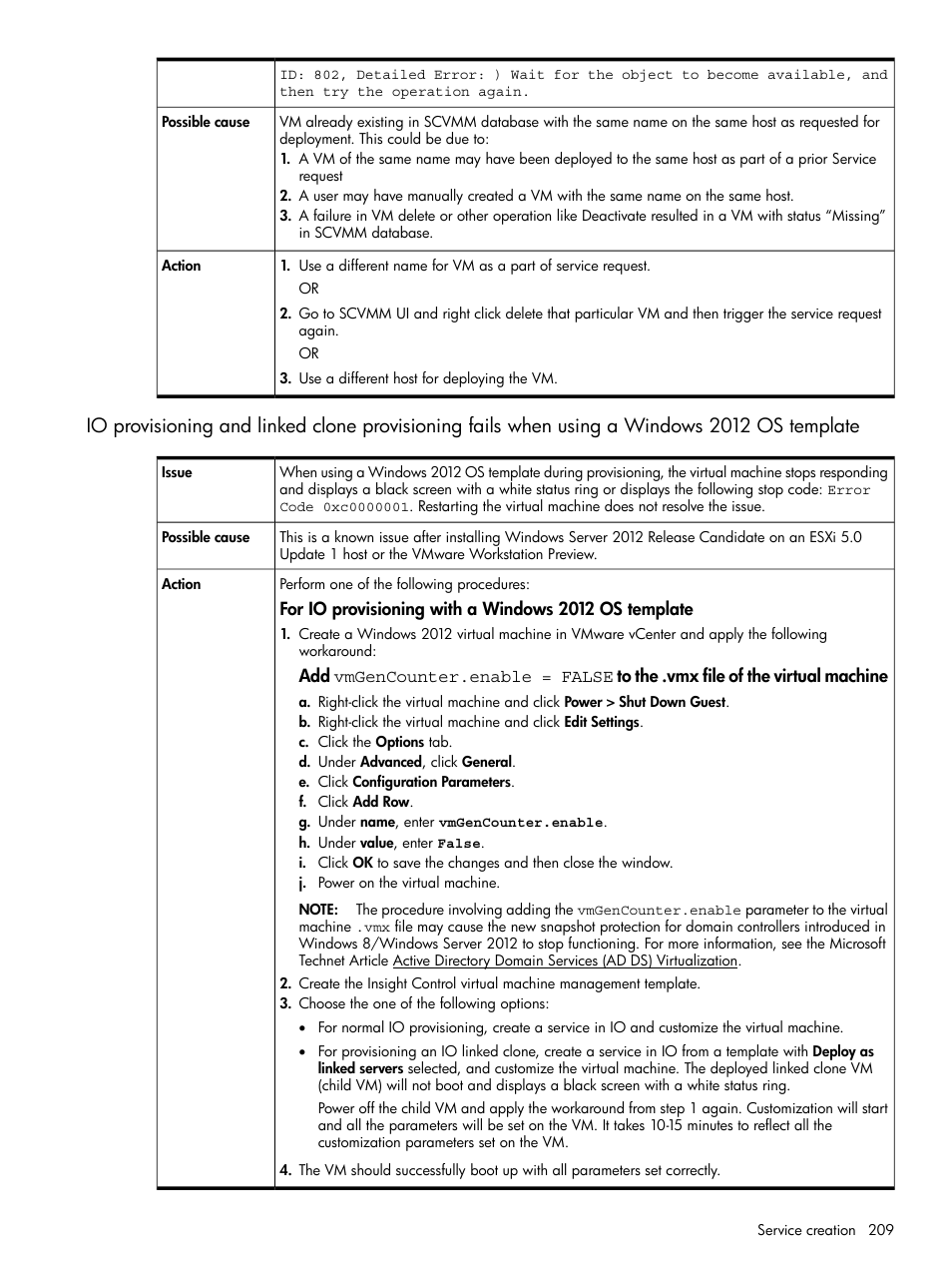 HP Matrix Operating Environment Software User Manual | Page 209 / 264