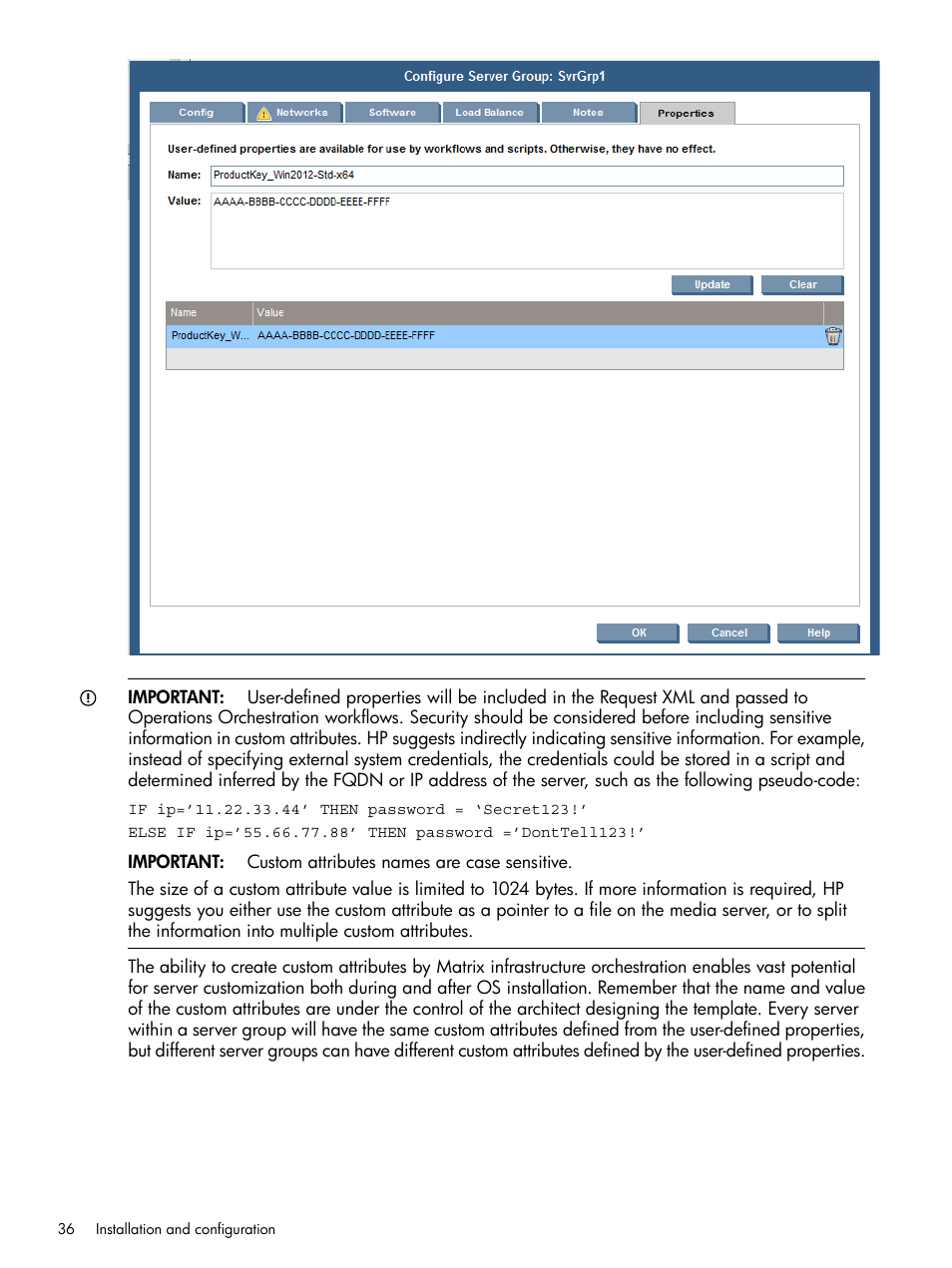 HP Matrix Operating Environment Software User Manual | Page 36 / 264